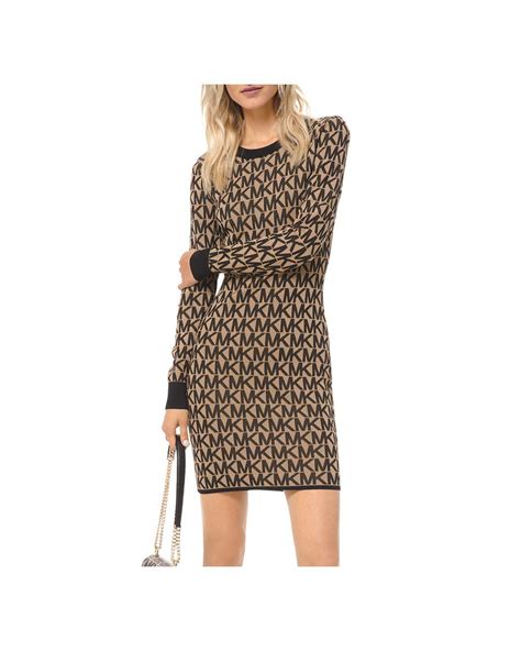 michael kors dress logo|michael kors logo jacquard dress.